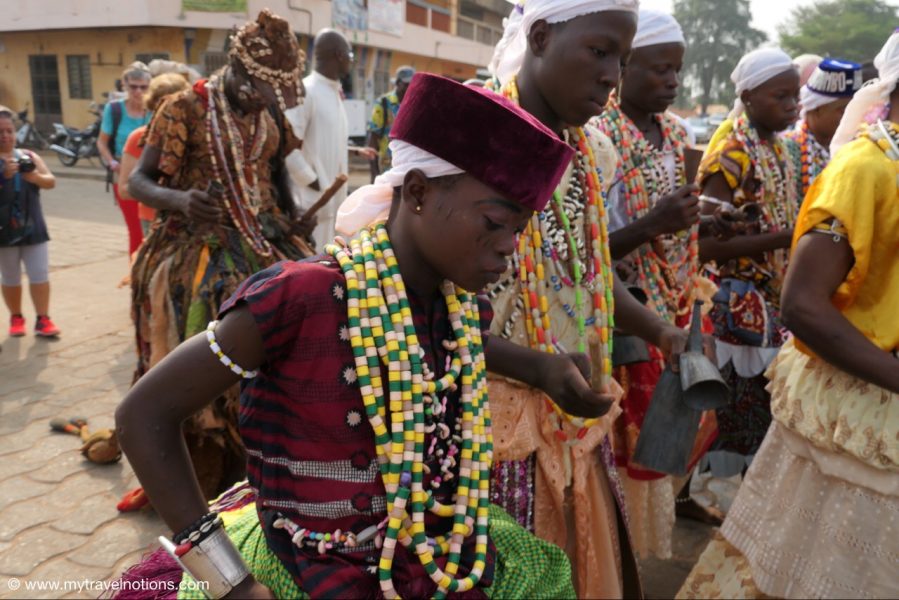 The Voodoo Festival at the slave gate to the “Door of No Return” in ...